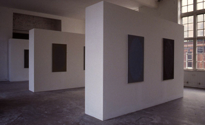 Jane Harris, New Work, installation view, oil on canvas, 1993