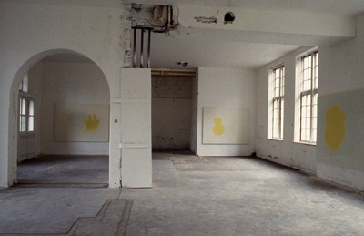 Joan Key, New Work, installation view, oil on canvas, 1993
