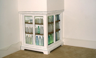 Neil Cummings, Untitled, installation view, mixed media, 1994